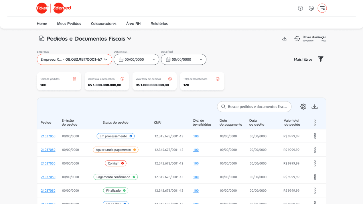 New reports proposal in Portal Ticket